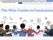 Tablet Screenshot of grantadviser.com